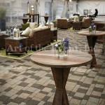 chateau wooden high top table