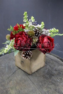 Red and Green Centerpiece